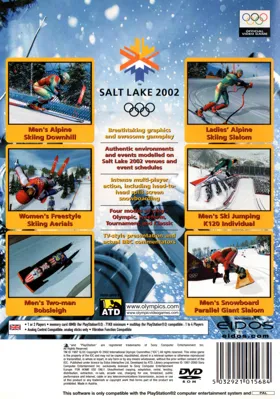 Salt Lake 2002 box cover back